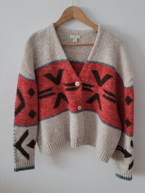 Sundance Brand Southwest-Inspired Knit Cardigan-XXL